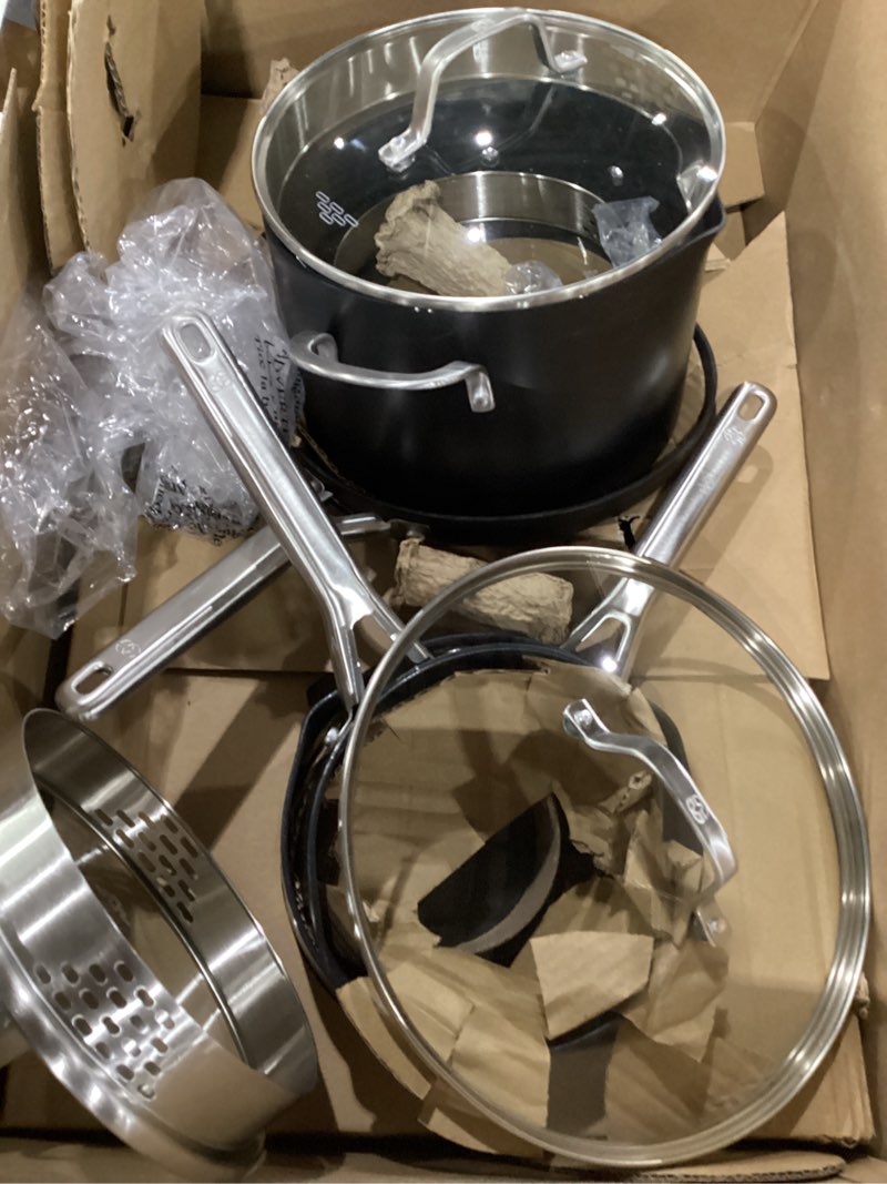 Condition photo showing Good Condition for Calphalon® Hard-Anodized Nonstick 10-Piece Cookware Set 10 Piece Set