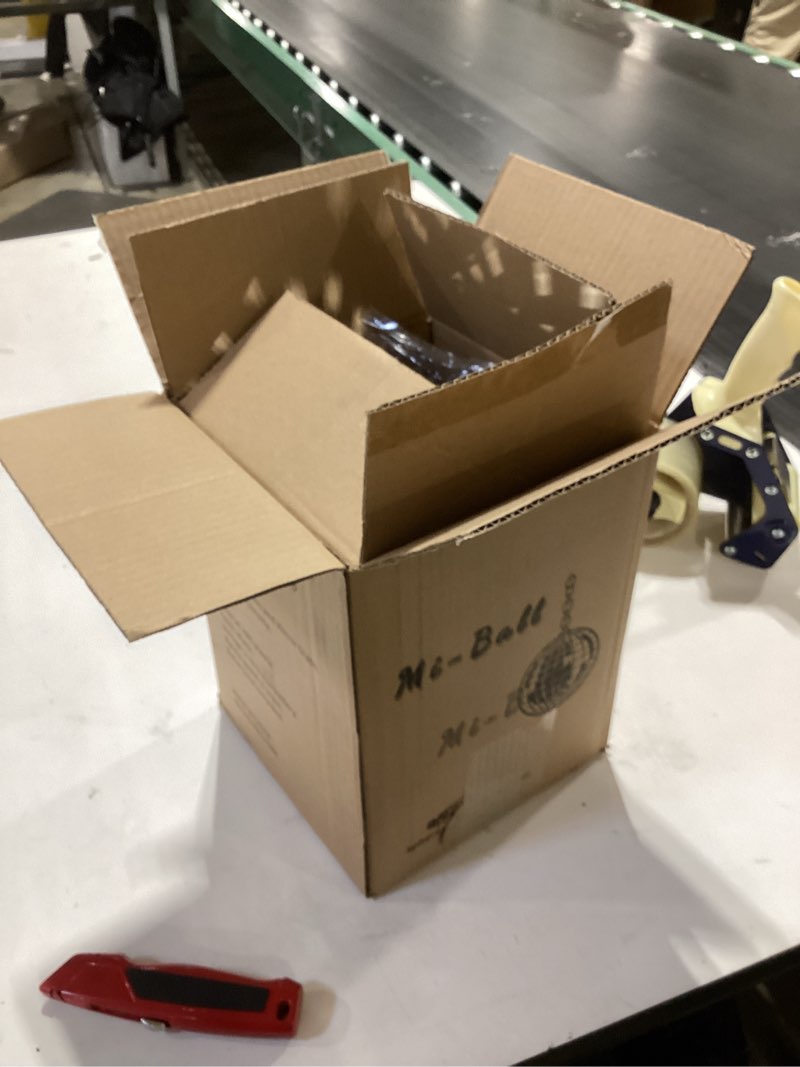 Condition photo showing New/Like New for 8" Disco Ball Kit with DC Battery Motor & Hanging Ring – Rotating Real Glass Mirror Disco Ball for Home Party, DJ Stage, Bar, Wedding, Holiday, Dance Floor Lighting Decor