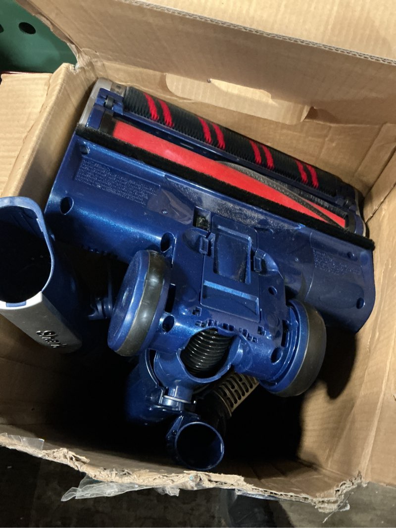 Condition photo showing As Is for Shark Upright Vacuum, Stratos with DuoClean PowerFins, HairPro, Powered Lift-Away, Self-Cleaning Brushroll, & Odor Neutralizer Technology, Navy, AZ3002 DuoClean w/ Odor Neutralizer