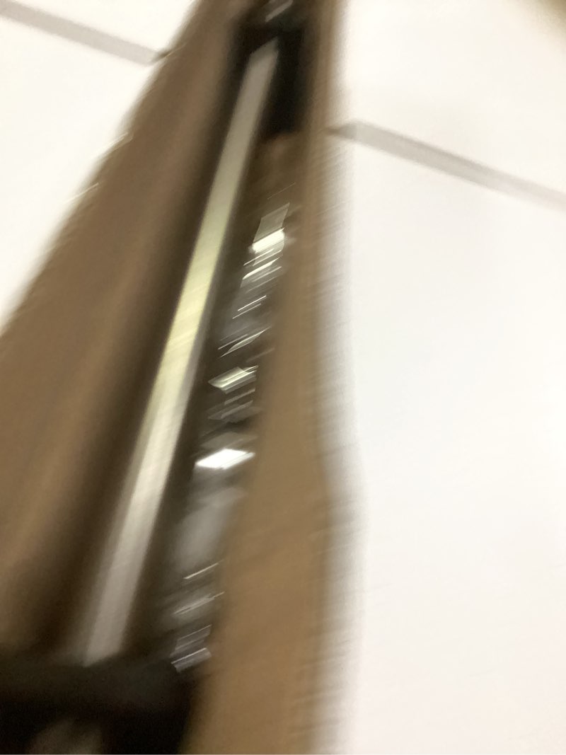 Condition photo showing Good Condition for 2 pack curtain rods 28 to 48 inches,1 inch curtain rods for windows, hanging curtain rod & wall mount with brackets heavy duty rod,end cap single rod, brushed nickel brushed nickel 28"-48"