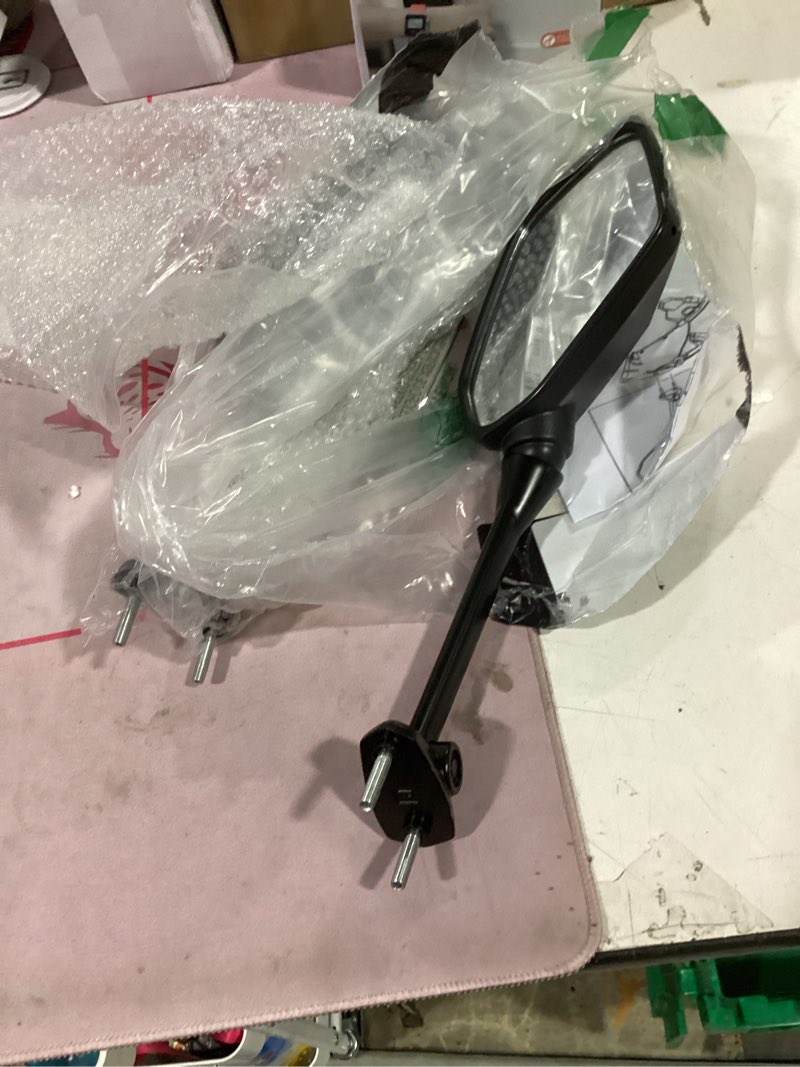 Condition photo showing New/Like New for fovplue long rear view mirrors,motorcycle mirrors adjustment for kawasaki ninja 650r 2009-2016,ninja 1000 z1000sx 2011-2015,ninja 400r 2010-2014, ninja er6f er-6f 2009-2016