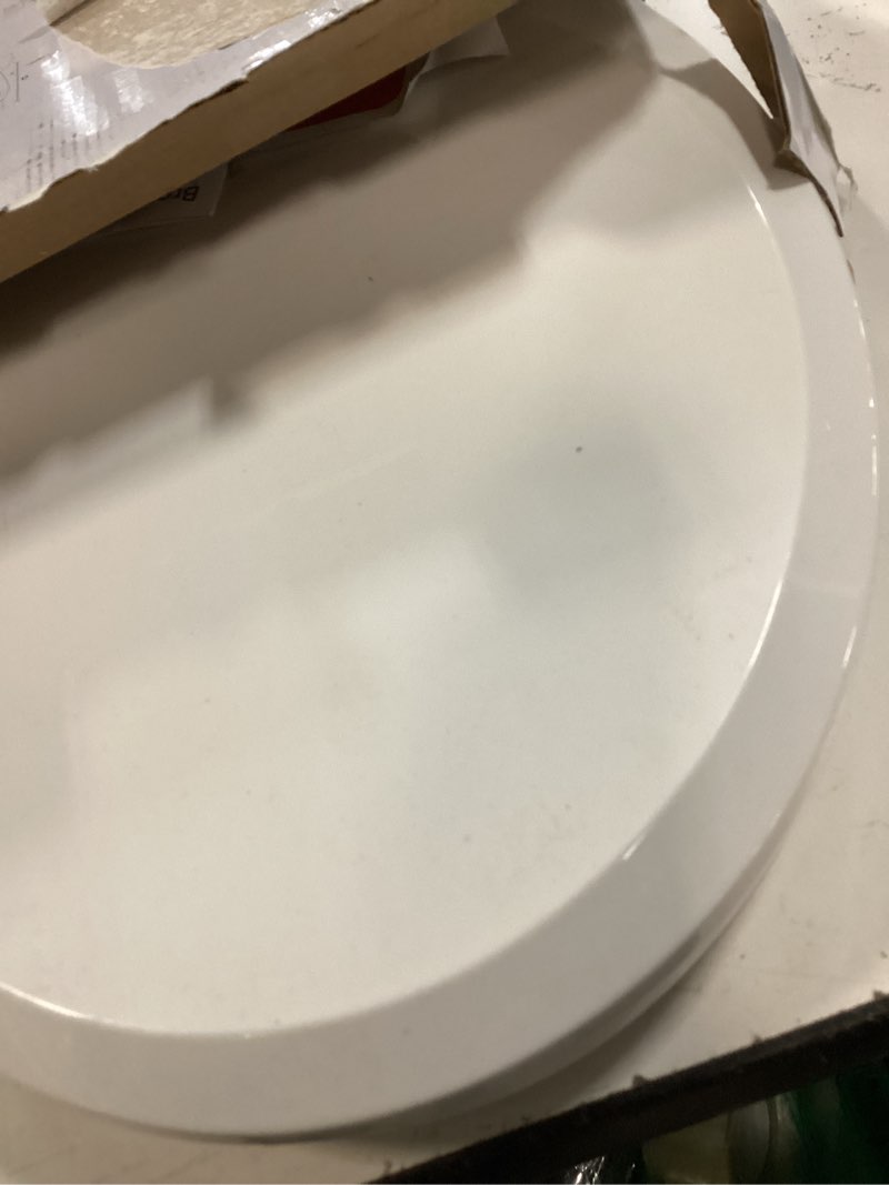 Condition photo showing As Is for brondell bidet toilet seat non-electric swash ecoseat, fits elongated toilets, white - dual nozzle system, ambient water temperature - bidet with easy installation