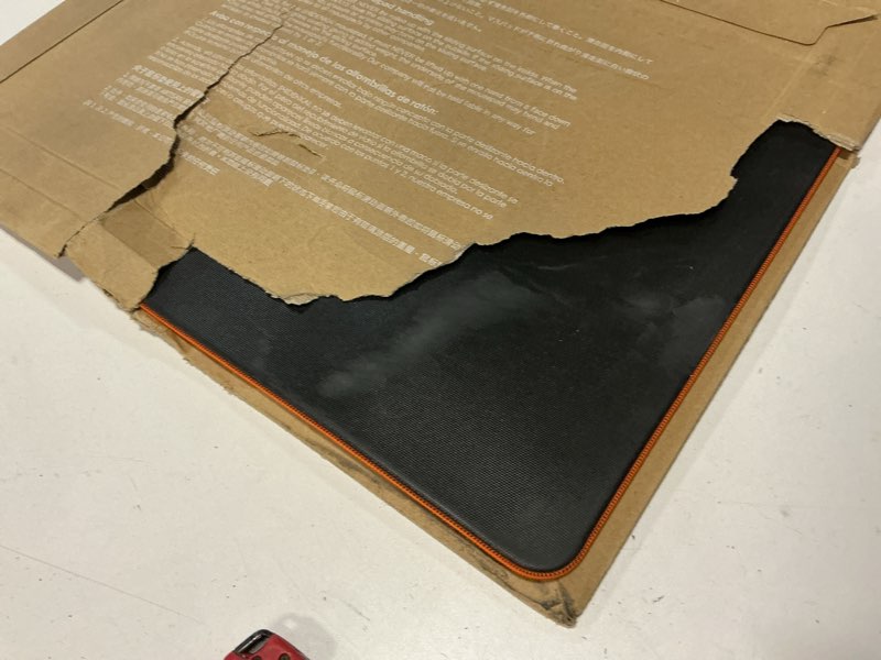 Condition photo showing Good Condition for ARTISAN Artisan FX Zero Soft Orange Gaming Mouse Pad eSports (XL, Orange) XL (490 x 420 mm) Daidai Orange
