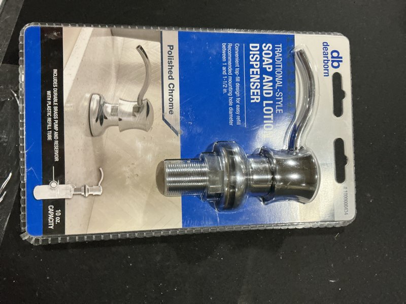 Condition photo showing item condition for Keeney K612PC Premium Style Soap and Lotion Dispenser  Polished Chrome