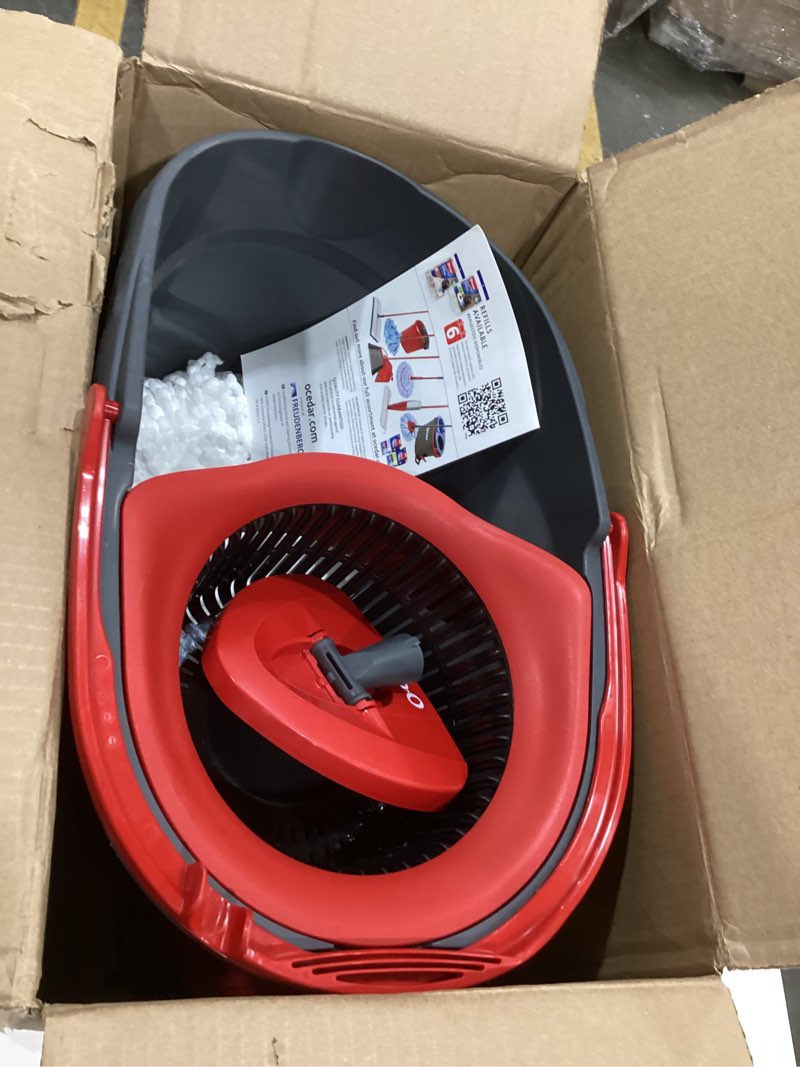 o-cedar easywring spin mop and bucket