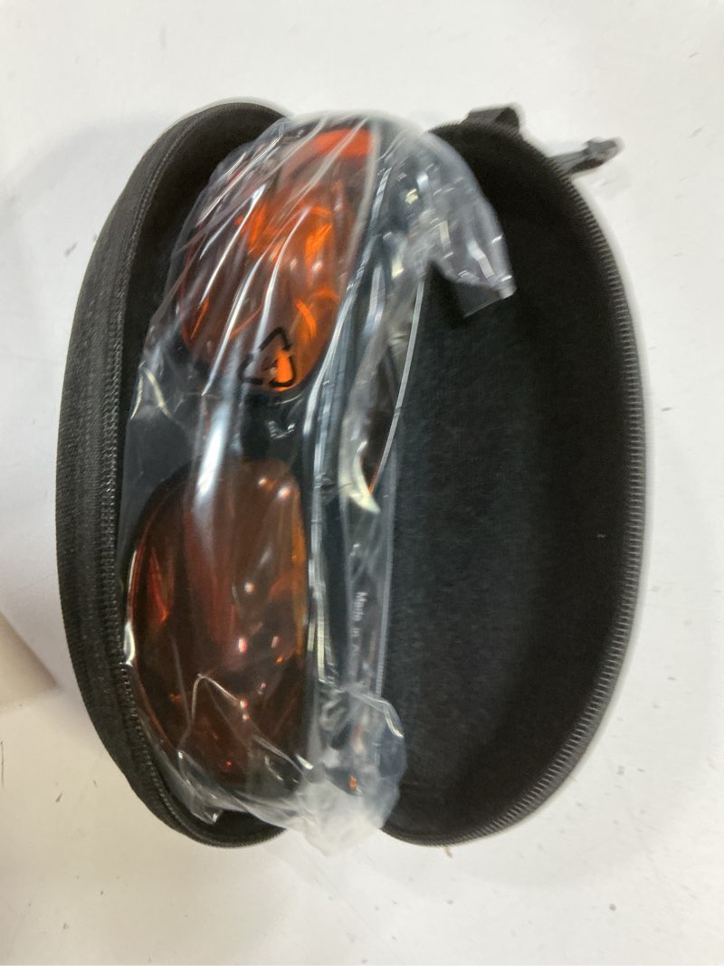 Condition photo showing New/Like New for Eyekepper 100% Blue Light Reduction,Huge Fitover Anti-Blue Blocking Computer Eyeglasses with Extra Amber Lenses, Black 1806-black-100% Blue Light Blocking 0.0 x