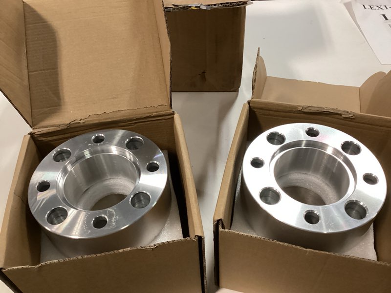 Condition photo showing Good Condition for gasupply 4x110 atv wheel spacers 2 inch with 10×1.25 studs, wheel spacer adapters 74mm hub bore, compatible with honda, suzuki, yamaha, bombardier(read listing for year model info), 4 pack 2"-10×1.25 -4pc silver