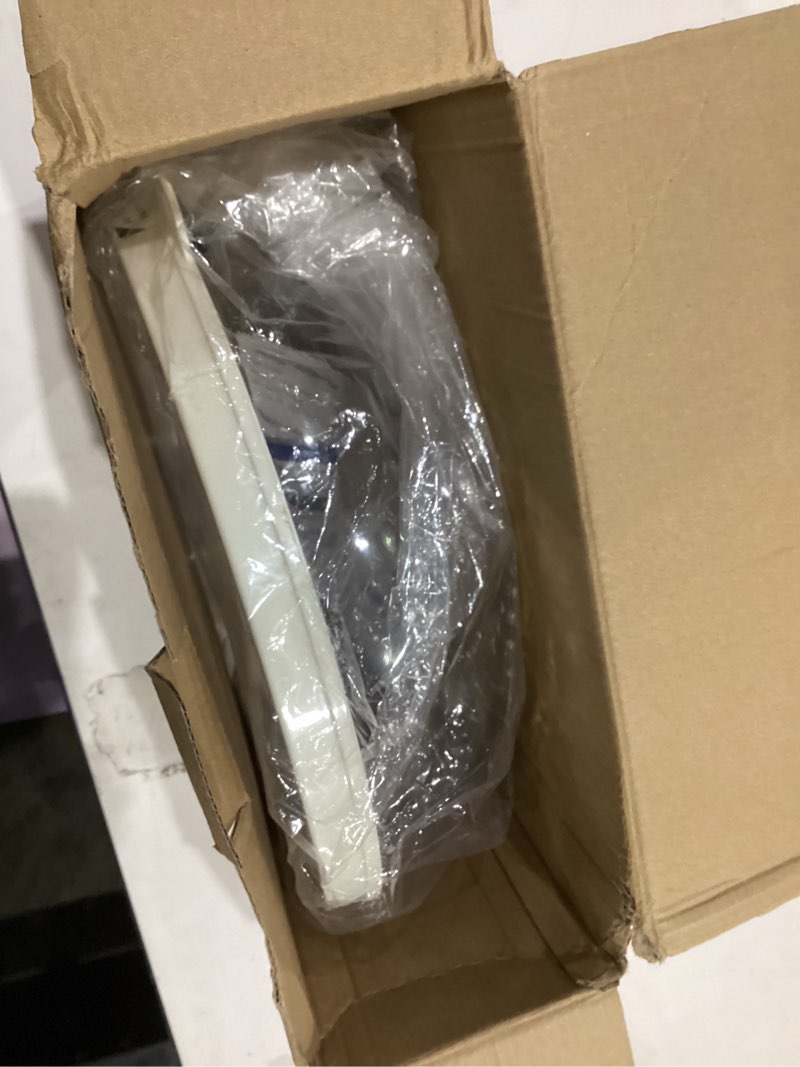 Condition photo showing Good Condition for Microwave Food Cover, 12 Inch Microwave Splatter Cover with Water Steamer and Integrated Handle, White Clear Splatter Guard Microwave Cover for Food, Microwave Lid Gifts for Mom 12 Inch White