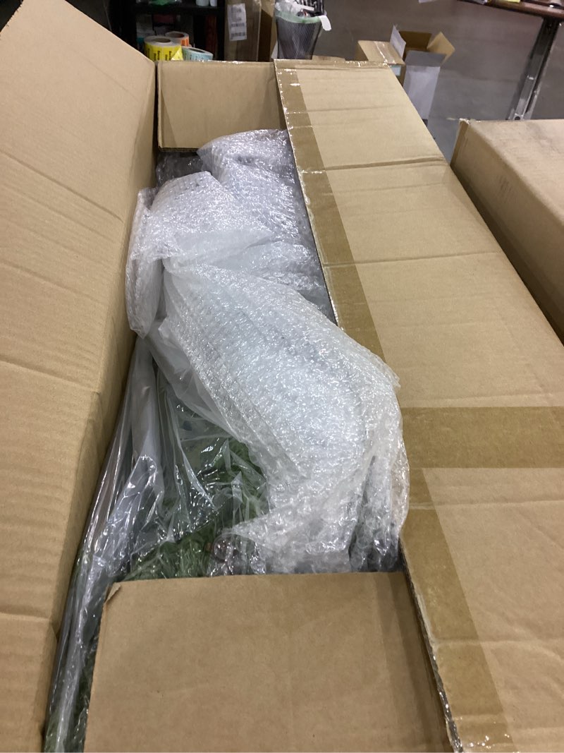 Condition photo showing New/Like New for 39” Crooked Top Christmas Tree with Pine Cones, Artificial Norfolk Pine Tree for Front Porch Stairs Indoor Outdoor Holiday Christmas Decor Xmas Decorations