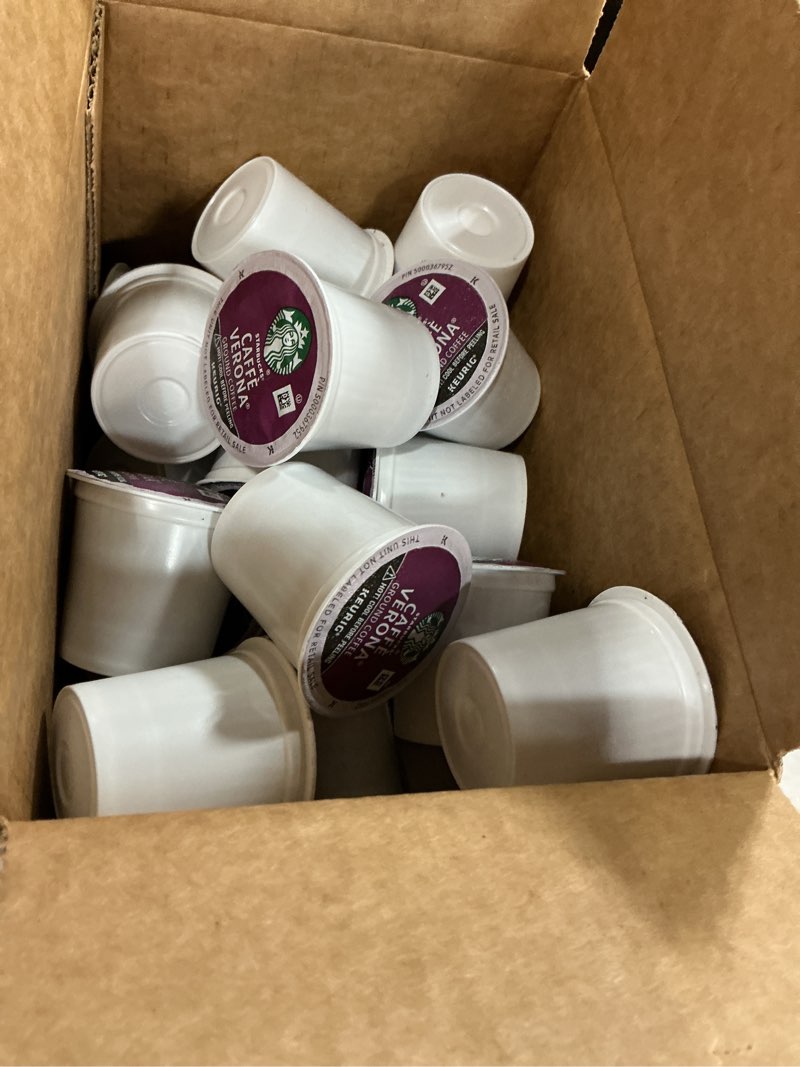Condition photo showing Good Condition for (best by 29/jan/2027) starbucks k-cup coffee pods, medium roast, house blend for keurig coffee makers, 100% arabica, 1 box (40 pods) house blend 40 count (pack of 1)