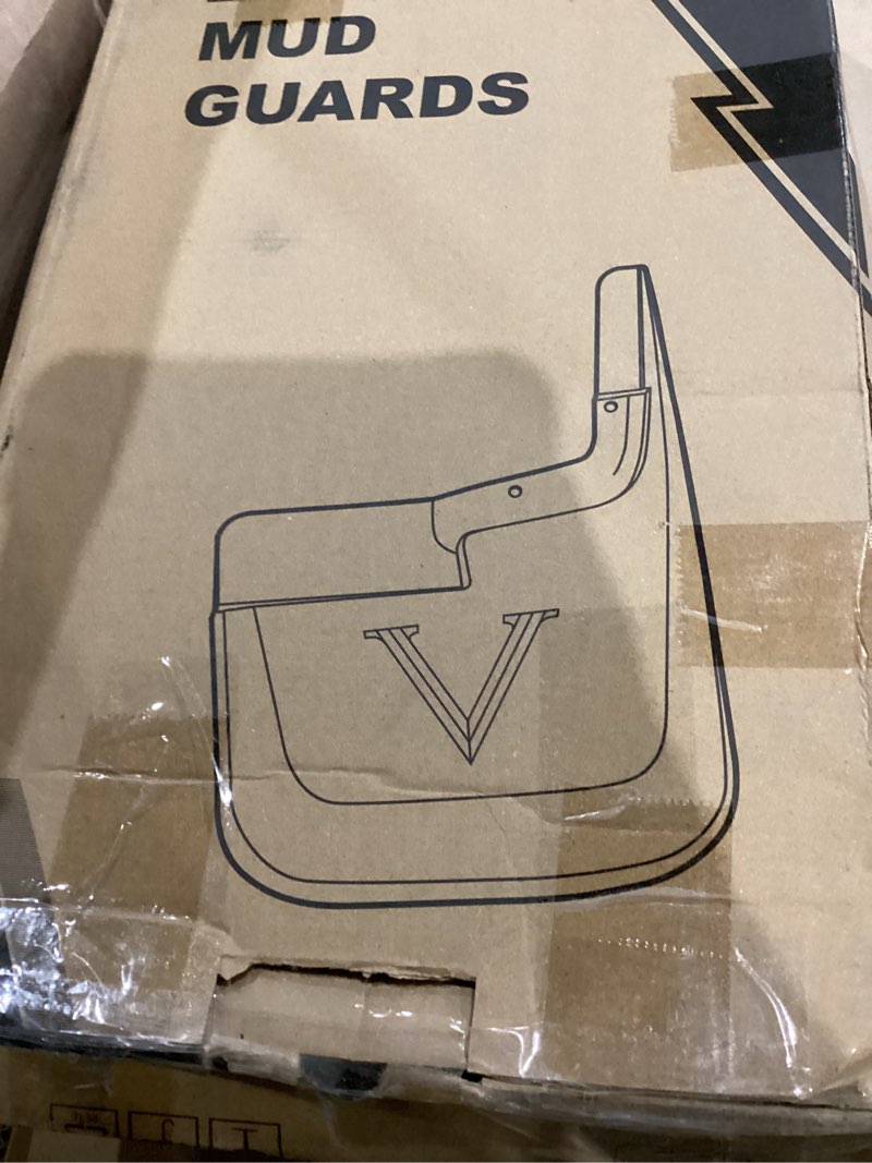 Condition photo showing New/Like New for Mud Guards for 2019-2024 Dodge Ram 1500 (New Body Style) | Front & Rear Splash Guards | Fits with OEM Fender Flares | No Drilling Required | 4PC Black Set Fit 2019-2024 Dodge Ram 1500 (New Body) WITH Fender Flares