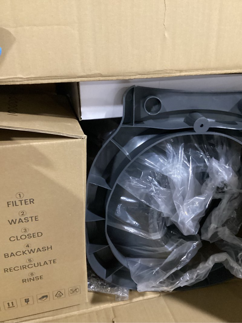 Condition photo showing Good Condition for 10in sand filter pump for above ground pool with timer, 1/2 hp 2500 gph pool pumps above ground for pools up to 11,000 gallons, pool sand filter with 6-way valve, efficient filtration 10" timer