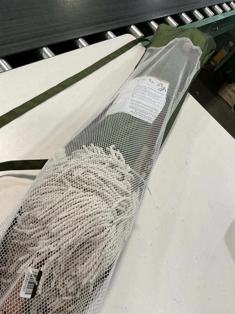 Condition photo showing New/Like New for 6' round beach umbrella with fringe green - threshold™