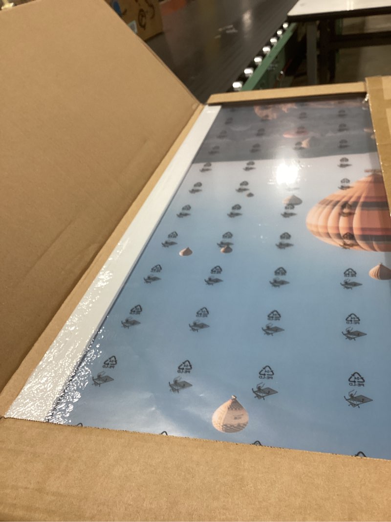 Condition photo showing Good Condition for 22.375x34 Picture Frame White for Poster Photo Picture, Horizontal and Vertical Formats for Wall Hanging, 22.375 x 34 Wall Gallery Poster Photo Frame for 22.375 by 34 Photos Posters,White White 22.375x34 inch