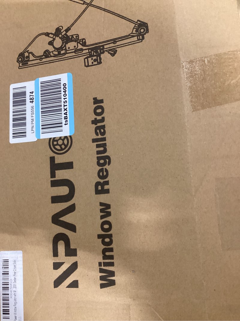 Condition photo showing Good Condition for Rear Driver Side Power Window Regulator with Motor Assembly Replacement for Toyota Camry 1997 1998 1999 2000 2001 Sedan, Left, 741-829