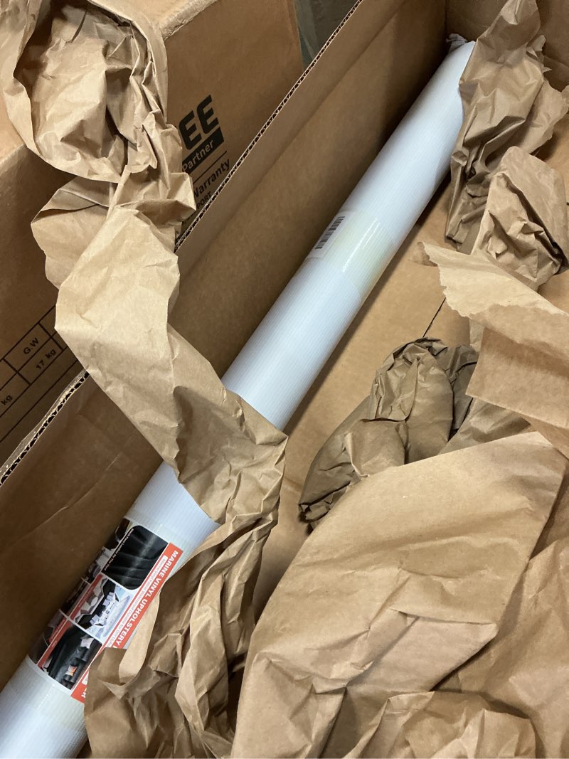 Condition photo showing Good Condition for Self-Adhesive Marine Vinyl Faux Leather: Meneng 5 Yard Roll Heavy Duty Boat Seat Vinyl - Waterproof & Scratch-Resistant for Marine Upholstery - Leather Repair Patch for Furniture Sofa Couch 5Yard?Self-Adhesive?