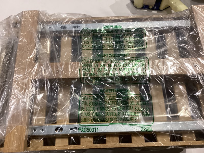 Condition photo showing Good Condition for Bamboo Under Sink Organizer Adjustable Height 2 Tier Bathroom Organizer Pull Out Cabinet Storage Kitchen Heave Duty Wood Slide Ou Shelf for Kitchen Bathroom (Black, 2 Packs) (Nature, 2 Packs) Nature 2 Packs