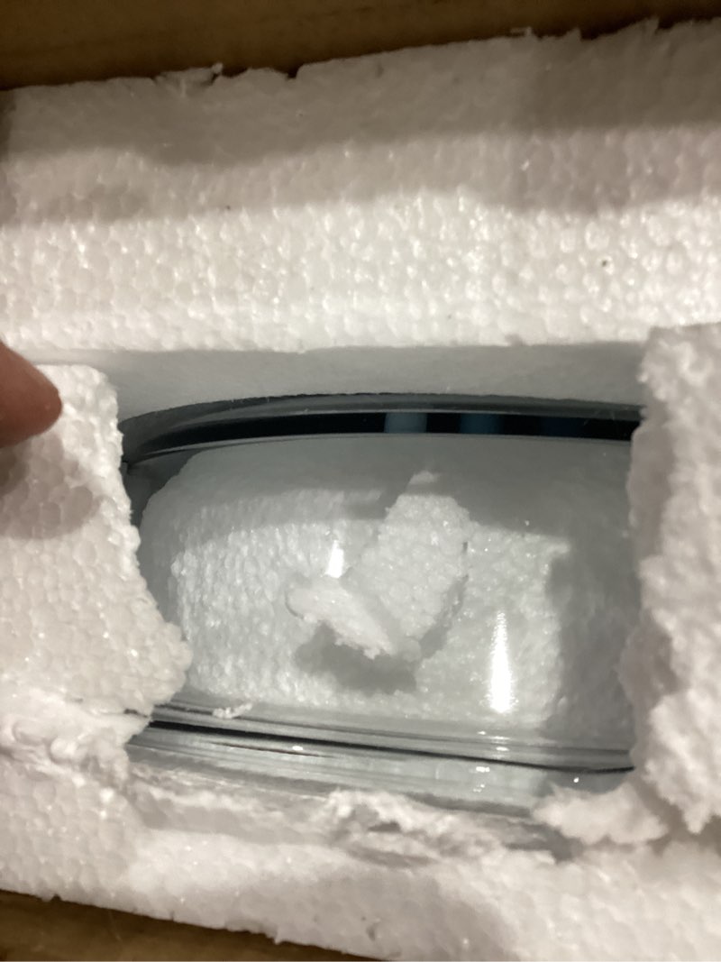 Condition photo showing New/Like New for Bezrat Microwave Tall Glass Plate Cover | Splatter Guard Lid with Easy Grip Silicone Handle Knob | 100% Food Grade | BPA Free and Dishwasher Safe | 10 Inch (Black-)