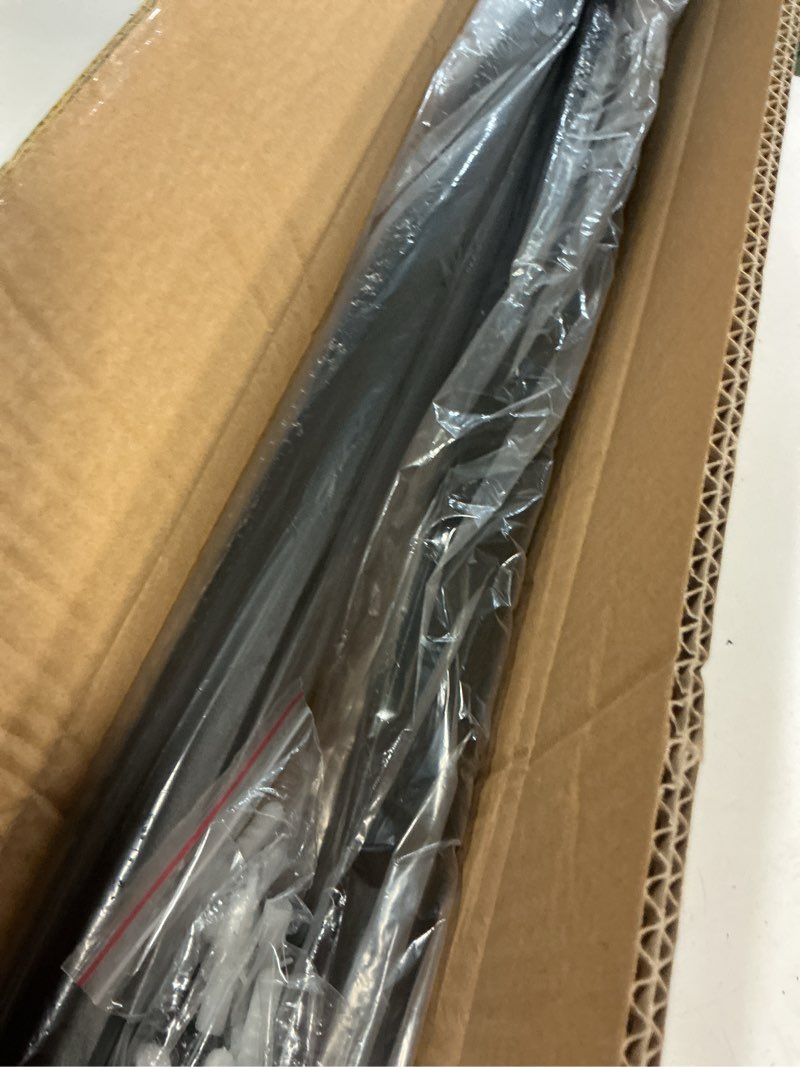 Condition photo showing Good Condition for 5ft stair railings indoor, black iron railings for stairs, industrial handrail wall mounted, hand railing for stairs indoor 500lbs load capacity, sturdy stair railing for loft porch deck, 2 sections square 5 feet