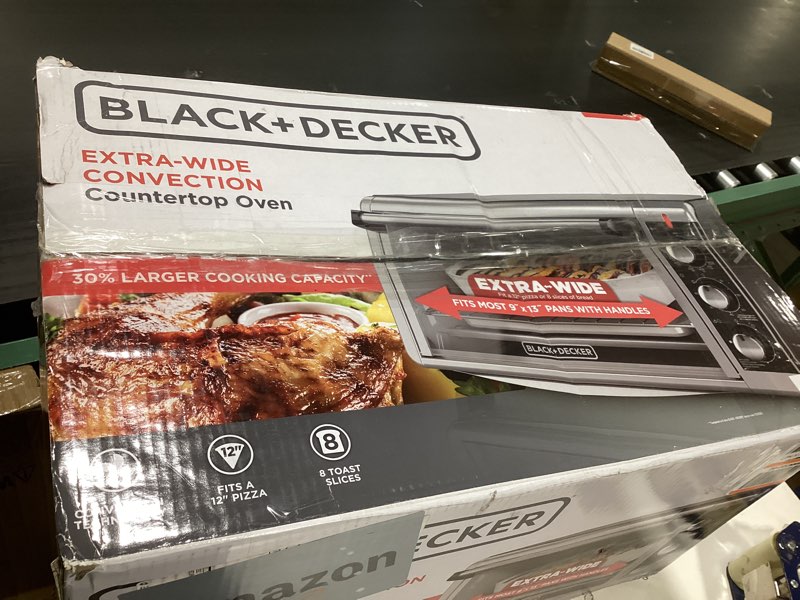 Condition photo showing Good Condition for BLACK+DECKER Extra Wide 8-Slice Toaster Oven  Stainless Steel  TO3250XSB