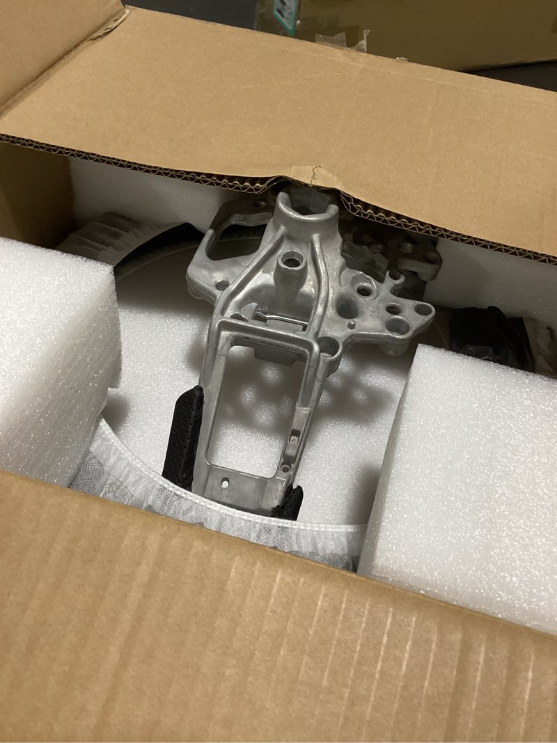 Condition photo showing Good Condition for Carbon Fiber Steering Wheel for Mustang 2018-2023 Nappa Perforated Leather with Hand Stitching D-shaped Custom Steering Wheel for Mustang EcoBoost/GT for Shelby GT350/GT350R Fit 2018-2023 Mustang