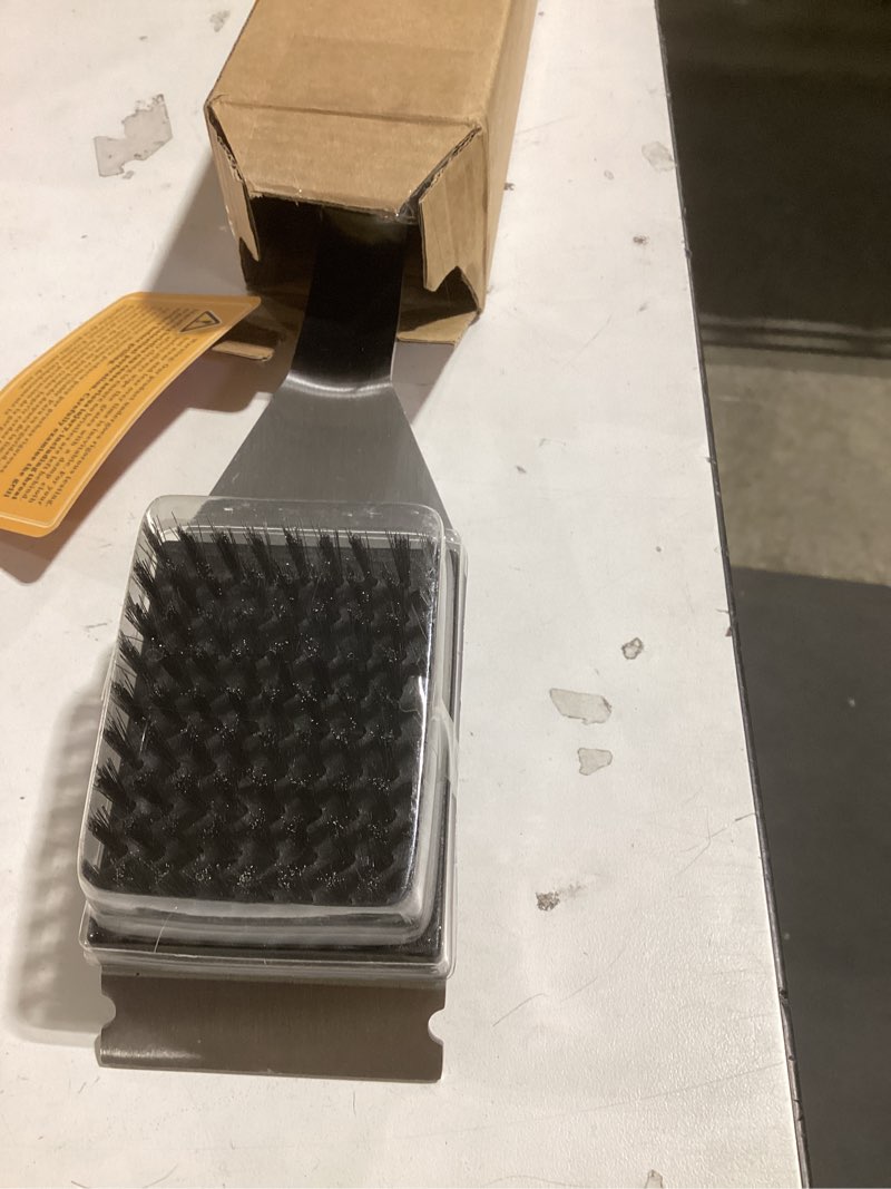 Condition photo showing Good Condition for GRILLART Grill Brush and Scraper, Wire BBQ Grill Brush for Outdoor Grill, 16.5” Grill Cleaning Brush BBQ Grill Accessories, Safe Grill Cleaner Brush-Ideal Gift for Men/Dad BBQ Brush for Grill Cleaning Black