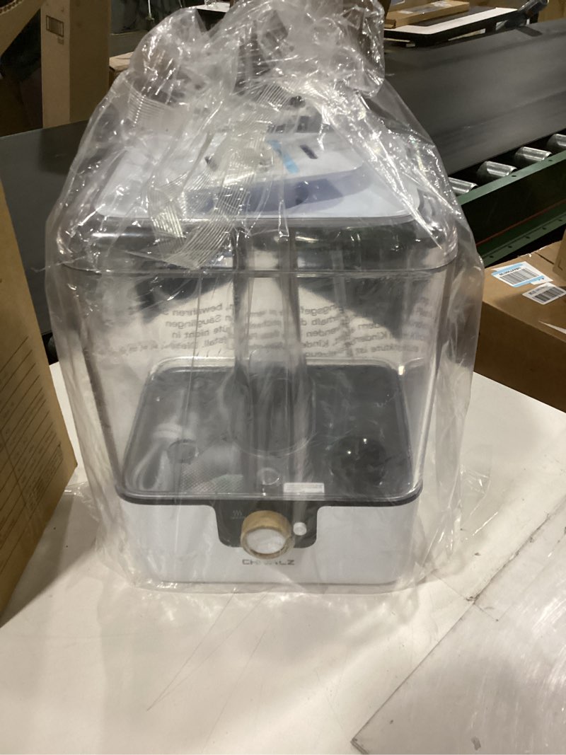 Condition photo showing New/Like New for chivalz humidifiers for bedroom large room home, 6l cool mist humidifier for baby and plant, oil diffuser, top fill humidifier with night light, quiet 26db, up to 50h, white 1pack