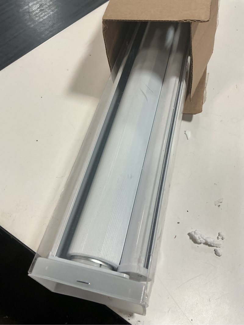 Condition photo showing Good Condition for persilux cordless zebra blinds for windows free-stop roller windows shades (31" w x 64" h, white) dual layer light control for day and night, light filtering sheer shades for home, easy to install 31"w x 64"h white