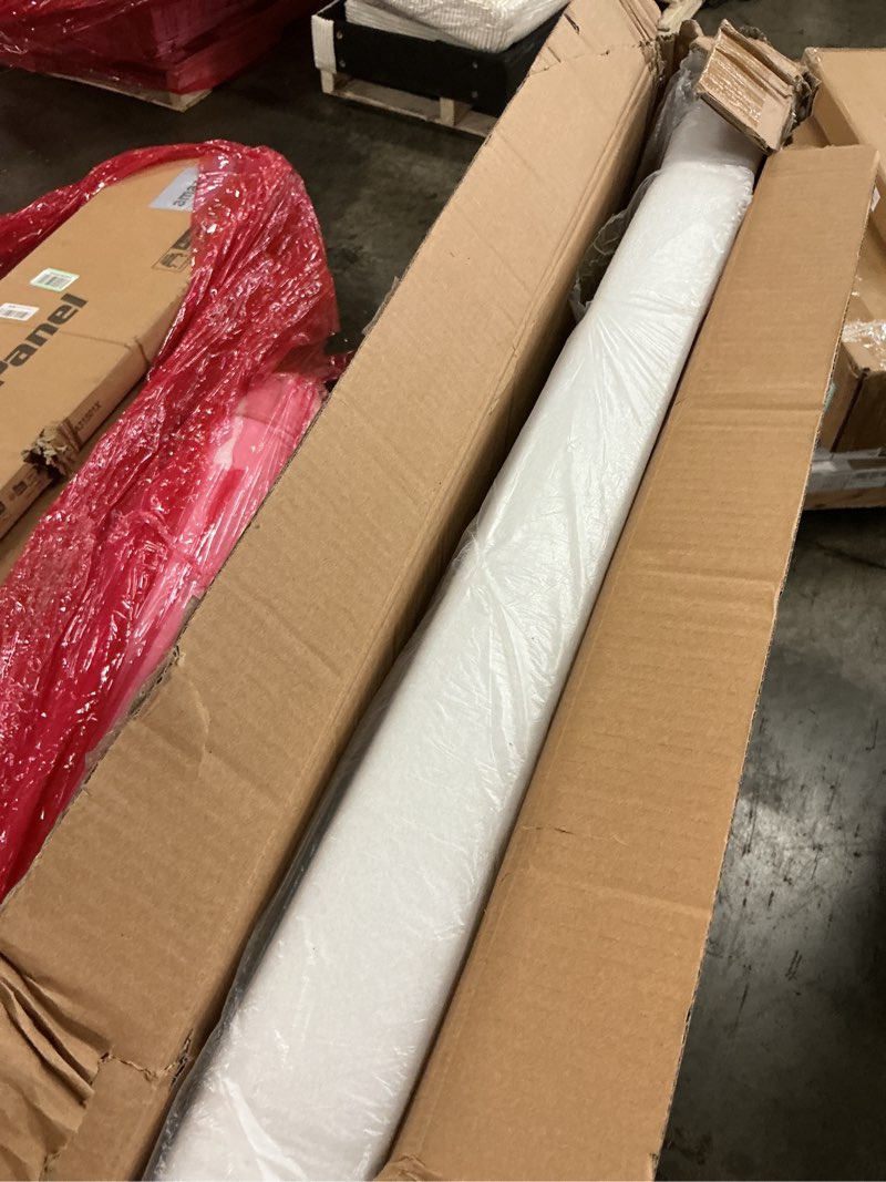 Condition photo showing Good Condition for SWANCROWN Weather Resistant Enclosed Bulletin Board Gray Fabric Displays Boards Wall Mounted Notice Cabinet with Three Locking Doors, 70x36 inches 70”x36“ Sliver Frame & Gray Felt