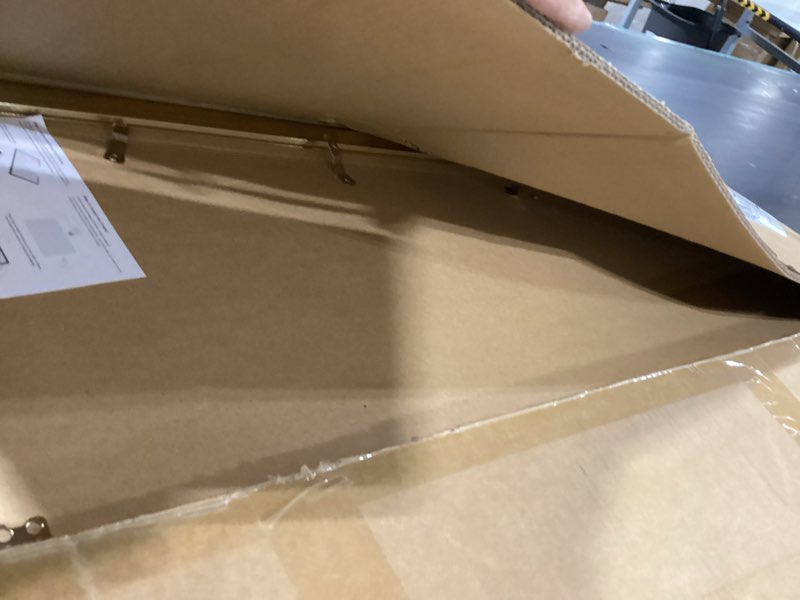 Condition photo showing Good Condition for 24x36 picture frame with 20x30 mat, display photo 20x30 with mat or 24 x 36 without mat, wall hanging large 24 by 36 poster frame with plexiglass, gold gold 24x36 inch