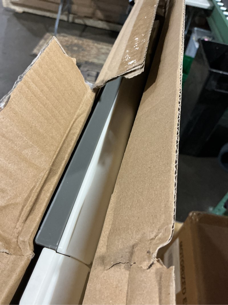 Condition photo showing As Is for amazon basics dog training pad holder,secured latches,extra thick and non-slip, recycled plastic, 24 inch, s, white and charcoal 22'' x 22''