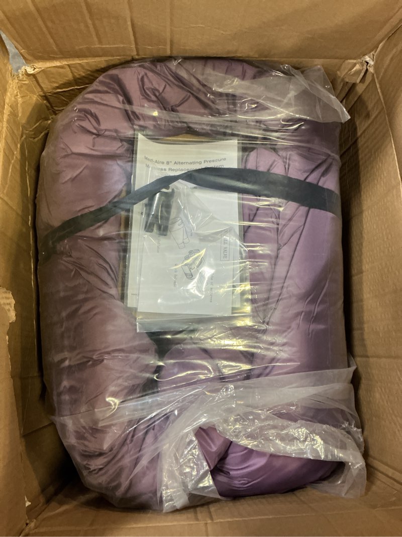 Condition photo showing Good Condition for Drive Medical 14027 Med-Aire Low Air Loss Mattress Replacement System with Alternating Pressure, Dark Purple