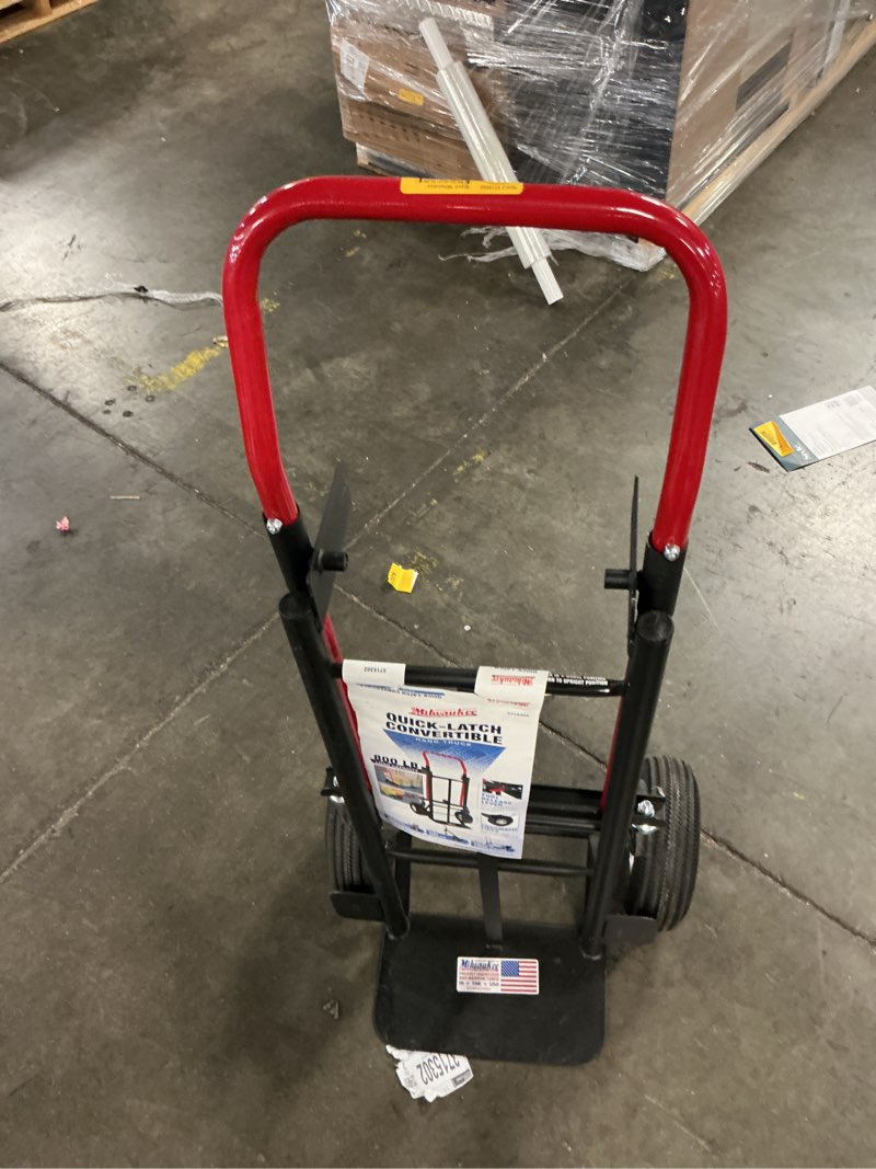 Condition photo showing As Is for 800 lbs. capacity 2-in-1 convertible hand truck