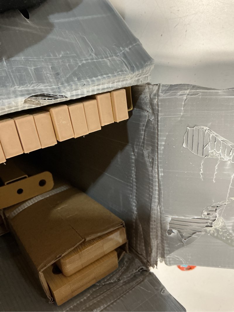 Condition photo showing New/Like New for 14 Inch High Bamboo Wood Heavy Duty Queen Bed Frame No Box Spring Needed, Platform Bed Frame Queen Size with Metal Slats Support, Easy to Install, Noise Free, Sturdy Queen 14 Inch