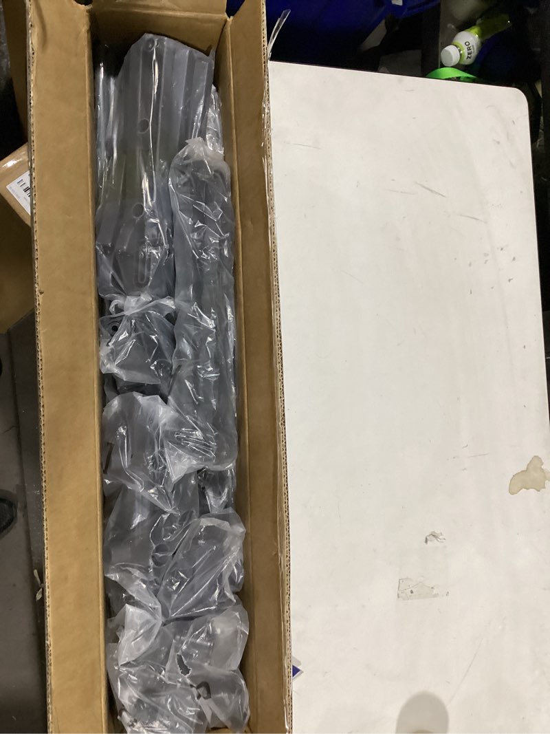 Condition photo showing New/Like New for HOMIDEC Clothes Drying Rack, Oversized 4-Tier(67.7" High) Foldable Stainless Steel Drying Rack Clothing, Movable Drying Rack with 4 castors, 24 Drying Poles and 14 Hooks for Bed Linen, Clothing, Grey Gray