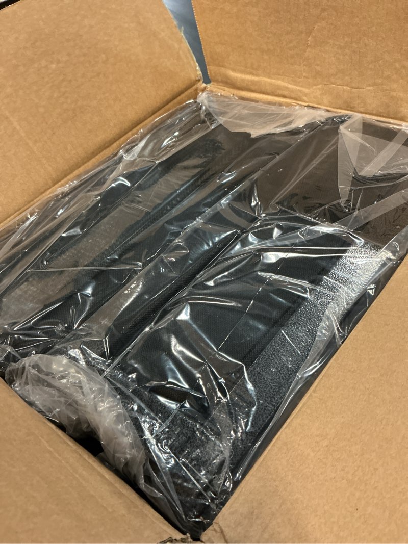 Condition photo showing New/Like New for sport beats stadium seats with back support bleacher chairs with back and cushion thick padded bleacher seats includes shoulder strap standard black 2