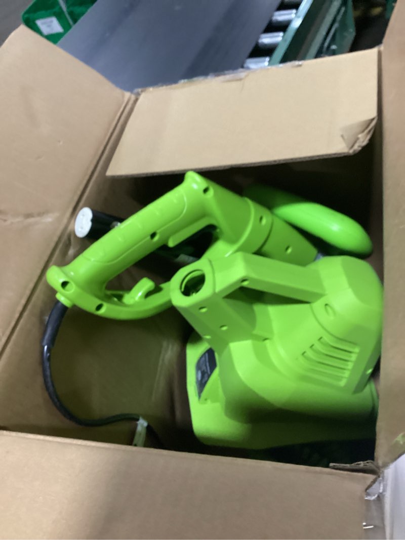 Condition photo showing Good Condition for greensweep reviver | artificial grass/turf power sweeper brush for cleaning artificial lawns - mains power, edge to edge, lightweight & compact more
