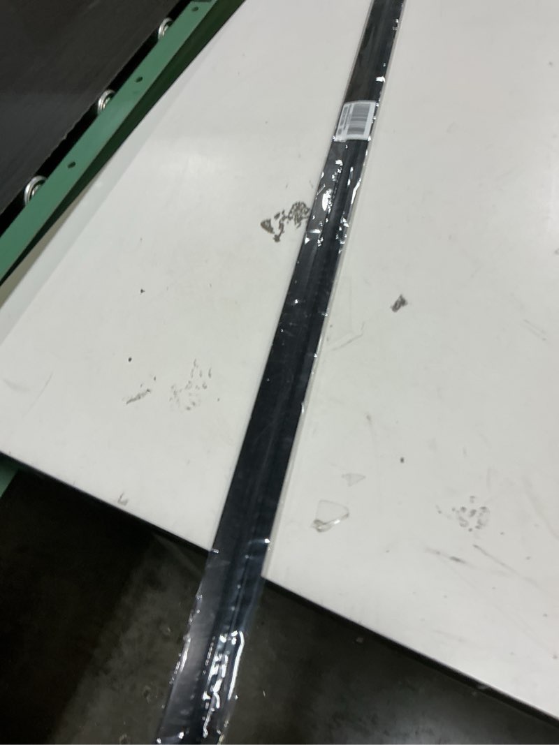 Condition photo showing Good Condition for 4pcs black t molding floor transition strip, 4ft x 0.8in aluminum laminate transition strip for flooring - floor flat divider strip doorway edge trim for joining floor gaps, threshold 4ft x 0.8in black 4