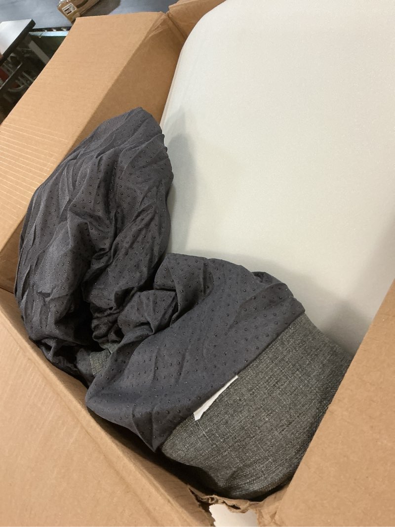 Condition photo showing As Is for eheyciga memory foam dog bed large size dogs, orthopedic dog bed large with washable removable cover, waterproof pet sofa couch with nonskid bottom, 36x27x6, dark grey dark grey 36.0"l x 27.0"w x 6"th