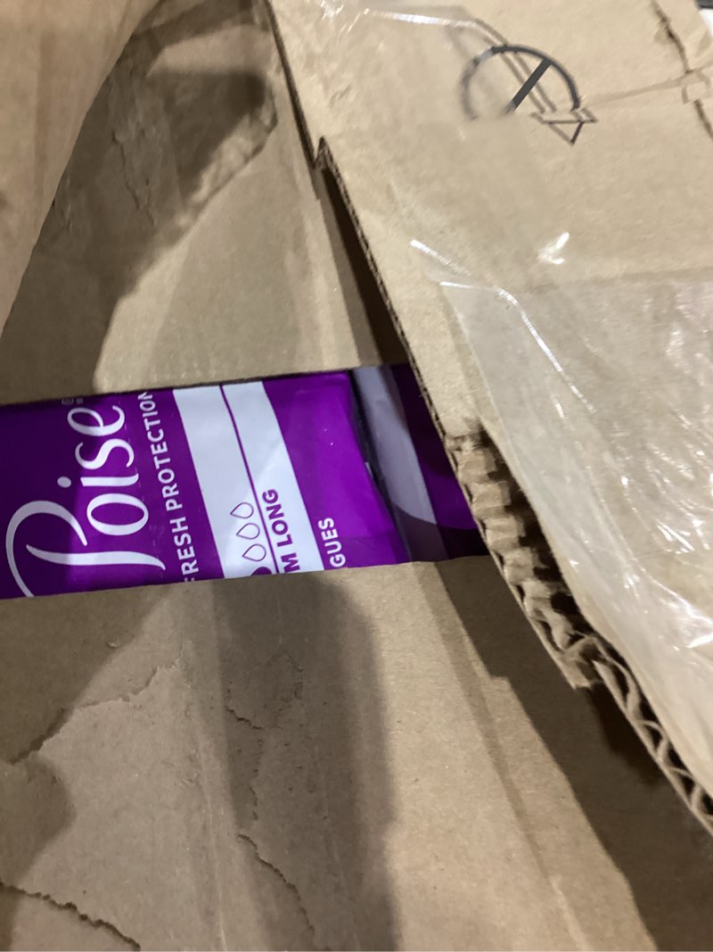 Condition photo showing Good Condition for Poise Incontinence & Postpartum Pads for Bladder Leaks, 5 Drop Maximum Absorbency, Long Length, 84 Count, Packaging May Vary Long 84