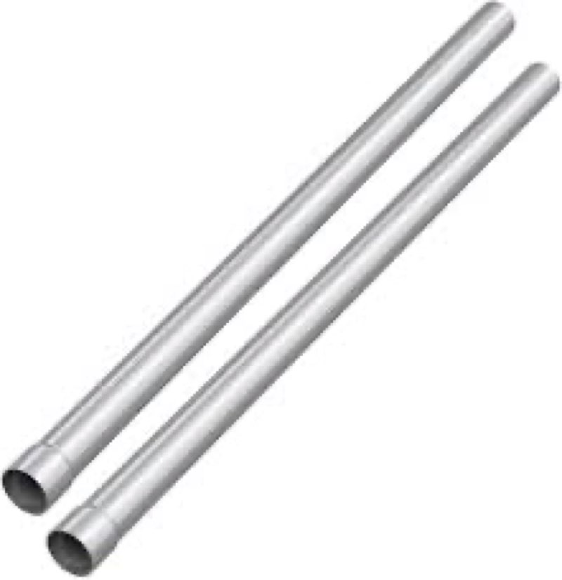A-KARCK Straight Exhaust Pipe 2" OD 2 Pack, Stainless Steel 48" Long Mandrel Exhaust Tube, Custom Yo