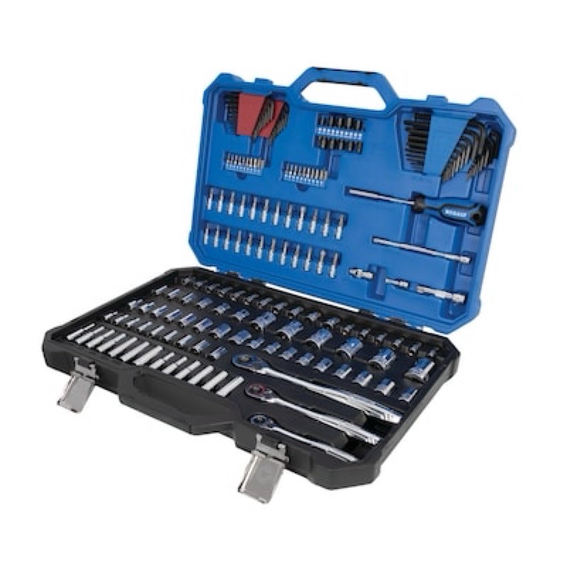 Kobalt 170 -Piece Standard (SAE) and Metric Mechanics Tool Set with Hard Case