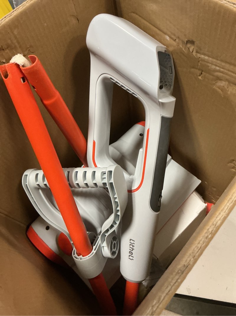 Condition photo showing As Is for Litheli Cordless Snow Shovel 20V, 13-Inch Lightweight Electric Power Shovel for Snow Removal, Includes 4.0 Ah Battery, Easy to Use Snow Blower for Driveways, Sidewalks, Decks & Patios U20 20V Brushed Snow Shovel 13''