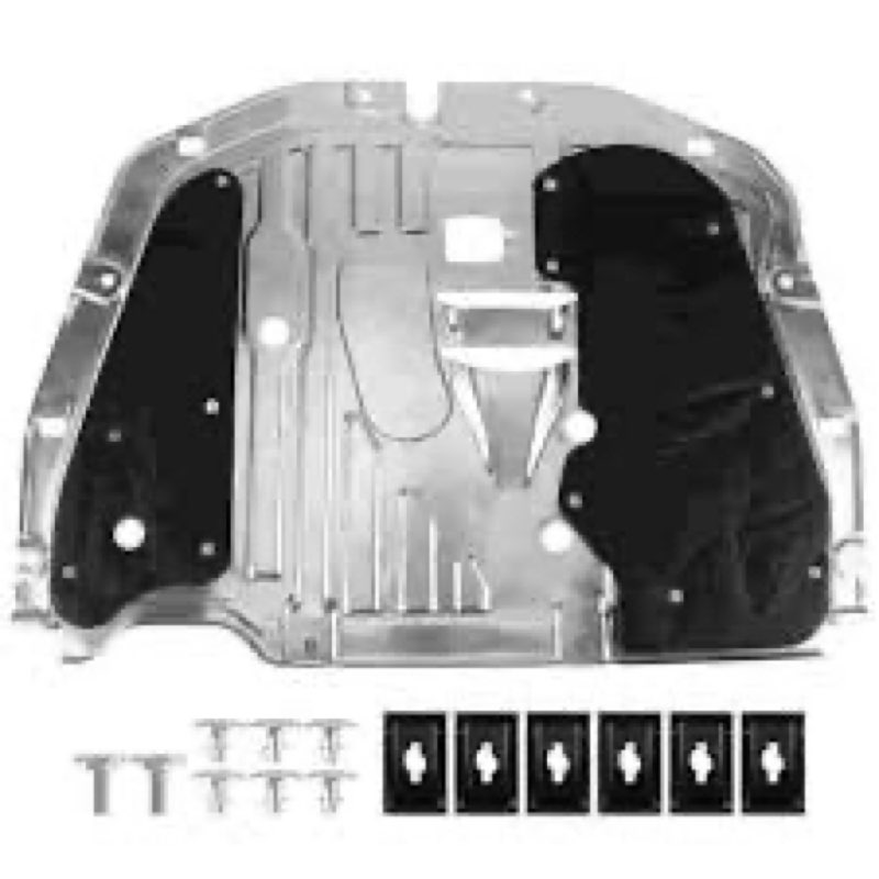 JISKAIAI 1 pc for Honda Civic Engine Splash Guard Under Car Shield Cover Board MPN 74110-TBA-A00 906