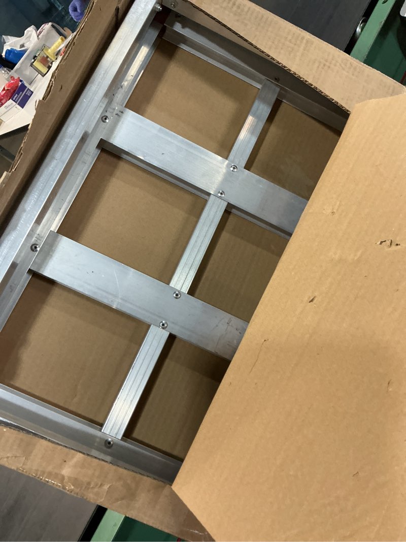 Condition photo showing Good Condition for maxxhaul 70108 aluminum cargo carrier with high side rails- trailer hitch mount for rv's, trucks, suv's, vans, cars with 2" hitch receiver - 500-lb load capacity, grey, 49" x 22.5"