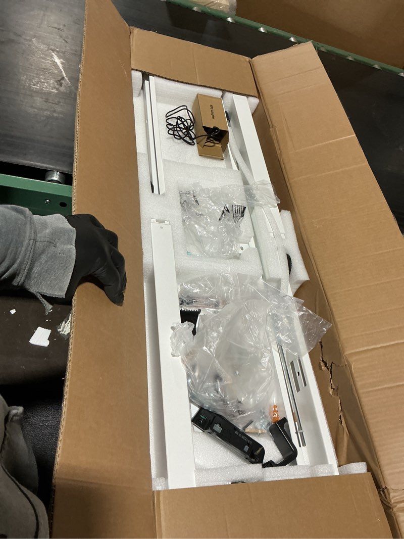 Condition photo showing Good Condition for Veken 55 x 28 Inch Electric Standing Desk with Adjustable Height, Sit to Stand Computer Table for Study, Work or Gaming, Home Office Desk White White 55×28 Inch