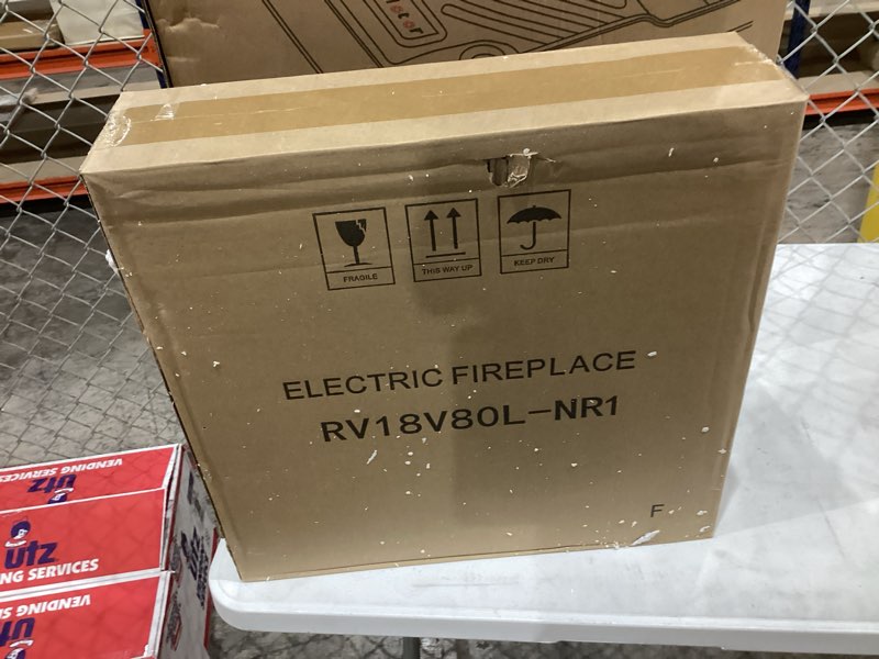 18.3 in tv stand fireplace