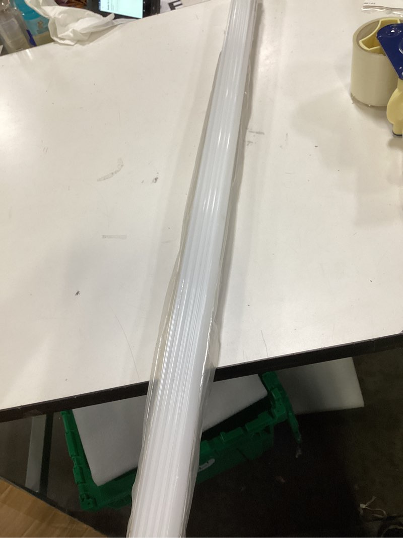 Condition photo showing Good Condition for 10-Pack Pre-Drilled Countersunk Hole 3.3FT LED Strip U Channel Diffuser, Hacksaw Easy Cut Tight and Flush Mounted Under Cabinet Tape Light Aluminum Low Profile with Screw and End caps (10)