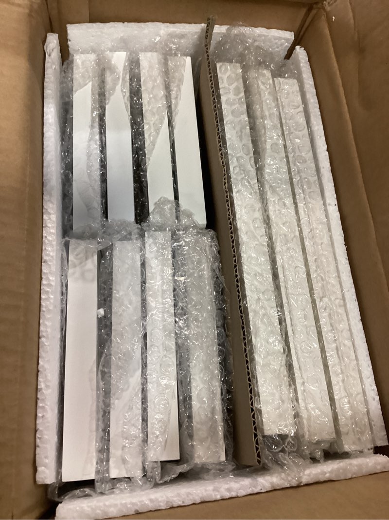 Condition photo showing New/Like New for ray & chow white gallery wall picture frames kit,set of 11 frames,solid wood and glass window,made to display 8x10 5x7 without mat or 5x7 4x6 pictures with mat,hanging hardware included
