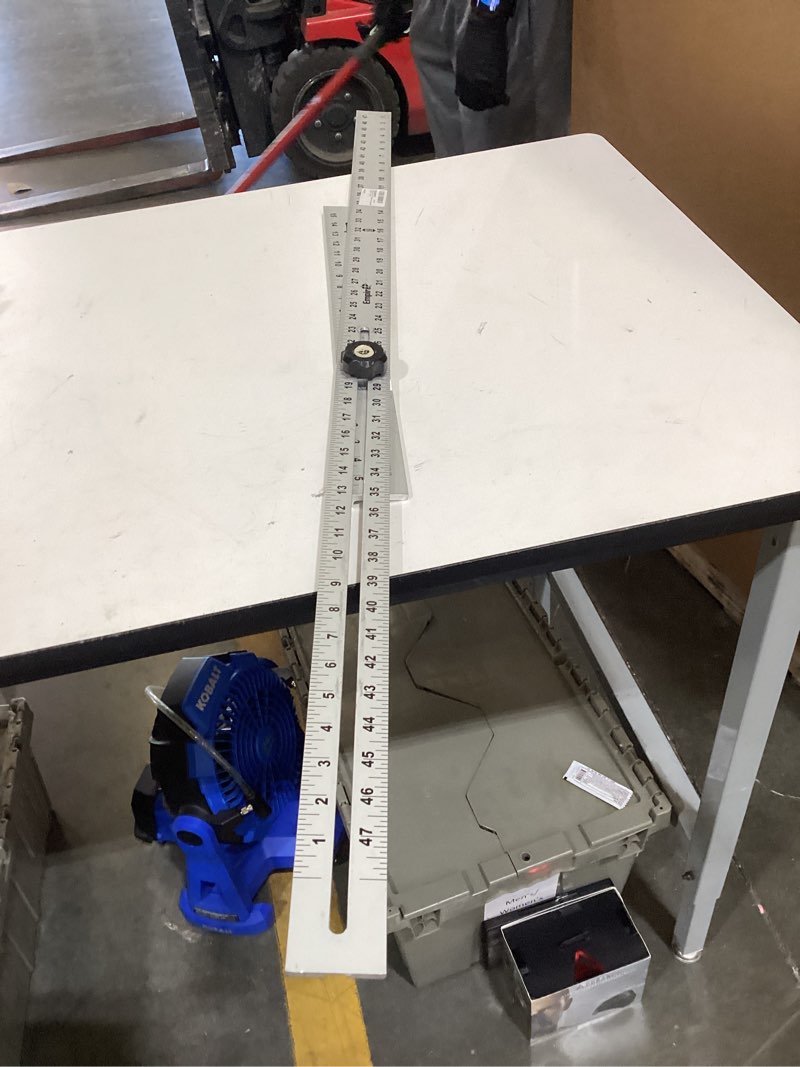 Condition photo showing As Is for milwaukee electric - 48 adjustable t-square